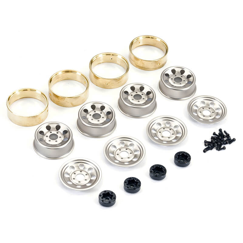 FTX - OUTBACK MINI X/XP STEELIE
W/BRASS INNER BEAD 1.2" WHEELS - FTX9449