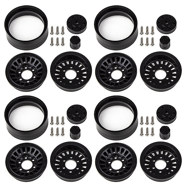 ELEMENT RC BY ASSOC. ELECTRICS - ELEMENT RC ENDURO URBINE
WHEELS 1.55IN BLACK - EL42112