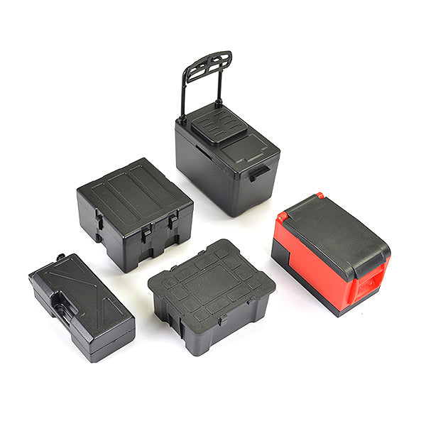 FASTRAX R/C PRODUCTS - FASTRAX SCALE 5PC TOOL &
COOLER CASE SET - BLACK - FAST2355BK