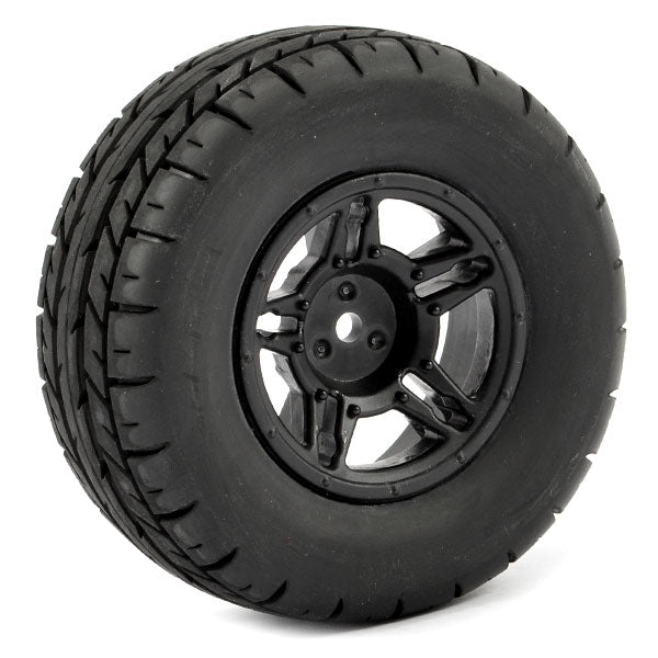 FASTRAX R/C PRODUCTS - FASTRAX 1:10 SC EAGLE MOUNTED
5-SPOKE BLACK (SLASH FR) - FAST1100B