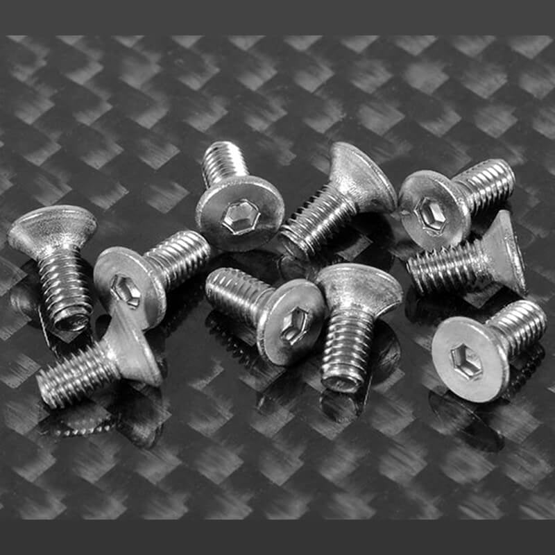 RC4WD - FLAT HEAD CAP SCREWS
M2.5 X 6MM (10) - Z-S1209