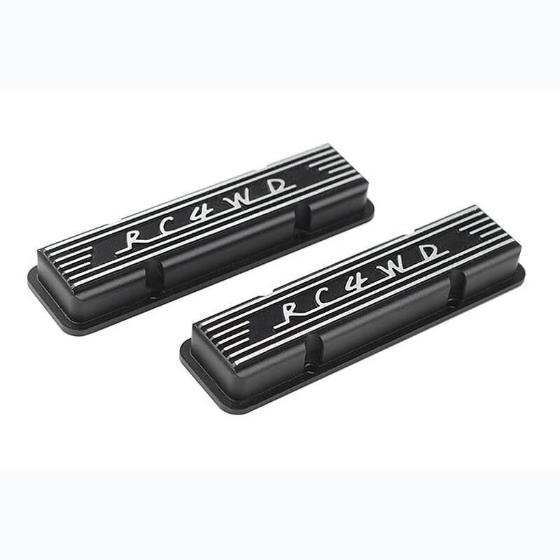 RC4WD - ALUMINIUM VALVE COVERS
FOR SCALE V8 ENGINE (BLACK) - Z-S0318