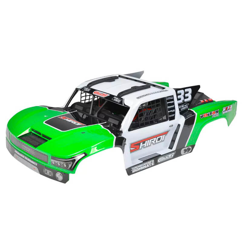 CORALLY - BODY SHIROI + DRIVER +
ROLL CAGE + ACC. GREEN CUT - C-00180-1252-3