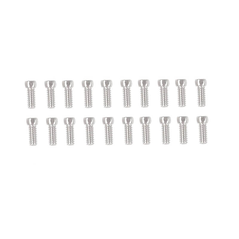 RC4WD - SCALE HEX HEAD BOLTS
(M1.6 x 4MM) SILVER - Z-S0053