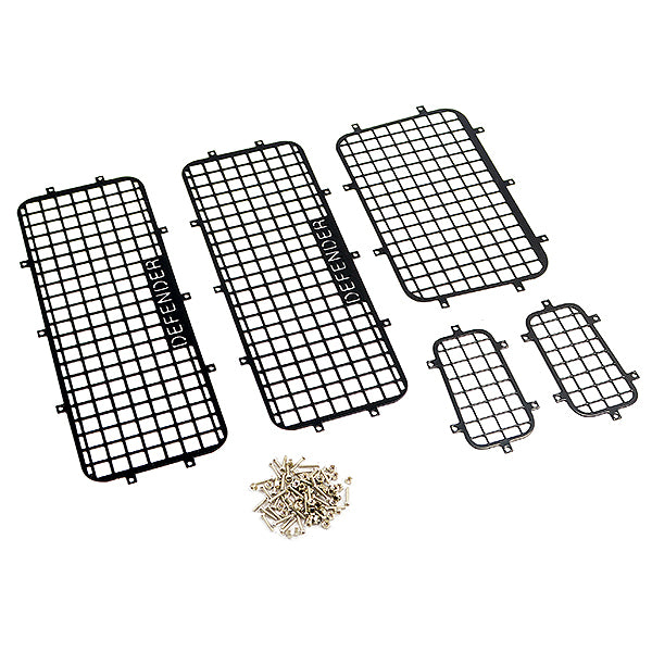 FASTRAX R/C PRODUCTS - FASTRAX TR4-4 ALUM WINDOW
GUARD SET (5PC) - FTTX335