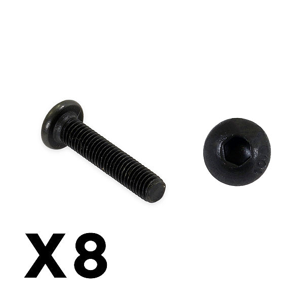 FTX - OUTBACK FURY BUTTON HEAD
3X16MM HEX SCREW (8PC) - FTX9188