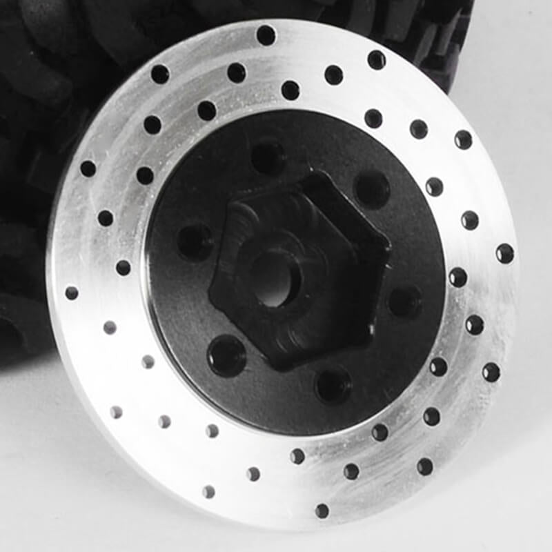 RC4WD - 1.9"/2.2" 6 LUG STEEL
WHEEL HEX HUB W/BRAKE ROTOR - Z-S0530