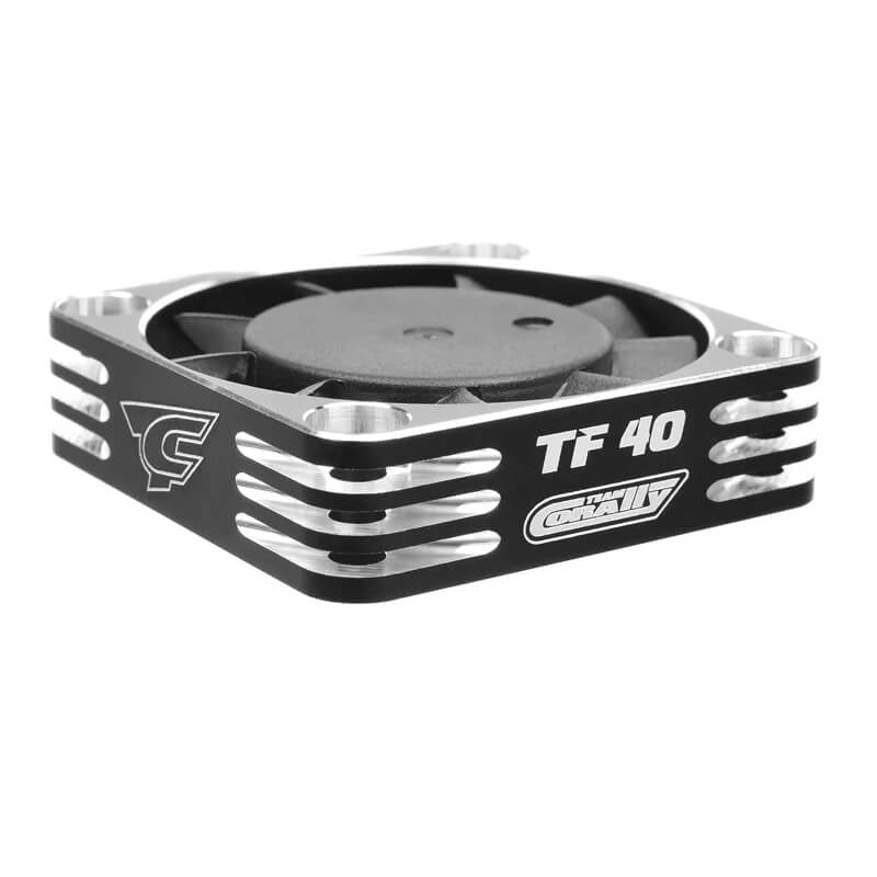 CORALLY - ULTRA HIGH SPEED COOLI
NG FAN 40MM 6V8,4V BLACK/SILV - C-53112-2