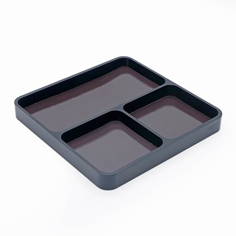 FASTRAX R/C PRODUCTS - FASTRAX ALUM. SQUARE MAGNETIC
MAINTENANCE TRAY 98X98MM BLACK - FAST418BK