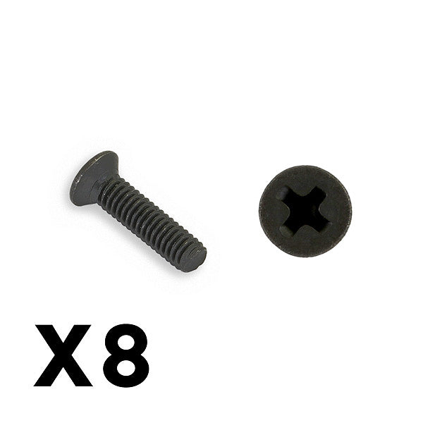 FTX - OUTBACK FURY FLAT HEAD HEX
2.5X10MM SCREW (8) - FTX9195