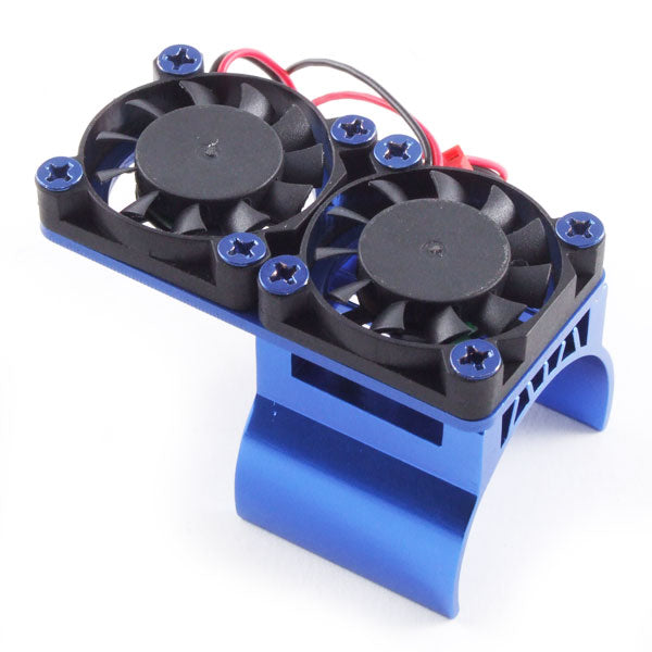 FASTRAX R/C PRODUCTS - FASTRAX BLUE ALUMINIUM TWIN
FAN MOTOR HEATSINK UNIT - FAST36-1