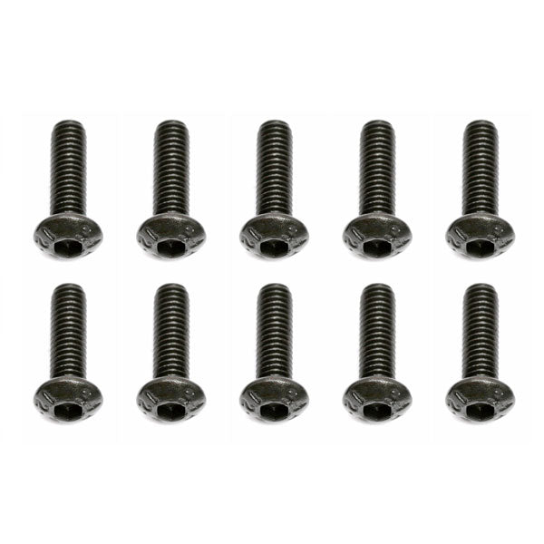 ASSOCIATED ELECTRICS - ASSOCIATED M3 X 10 BUTTON HEAD
HEX SCREW (10) - AS25211