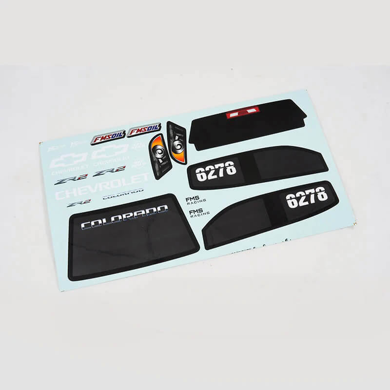 FMS/ROC HOBBY - FMS FMT10 11021RS DECAL SHEET
(BLUE/WHITE) - FMS-C3625