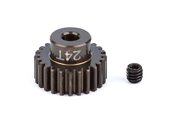 ASSOCIATED ELECTRICS - ASSOCIATED FACTORY TEAM ALUM.
PINION GEAR 24T 48DP 1/8"SHAFT - AS1342