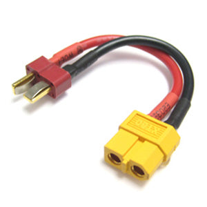 ETRONIX - FEMALE XT-60 TO MALE DEAN PLUG
CONNECTOR ADAPTOR - ET0842