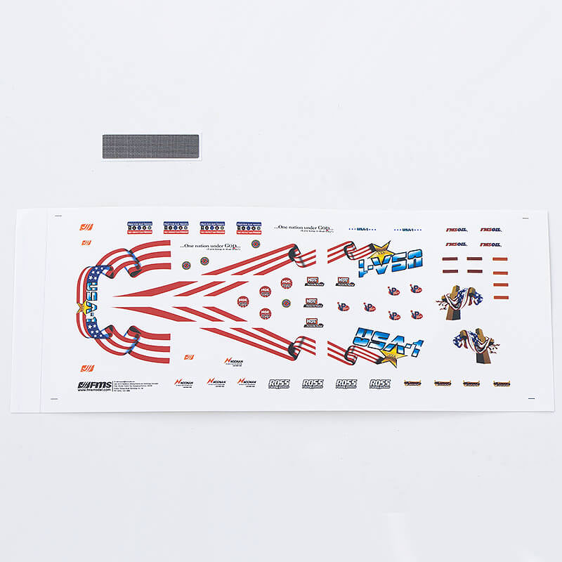 FMS/ROC HOBBY - FMS 12402WH SMASHER BODY DECAL
SHEET (USA 1) - FMS-C3076