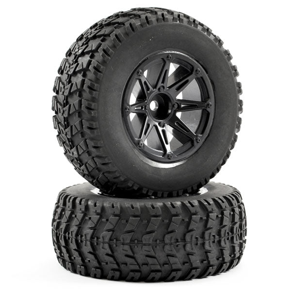 FASTRAX R/C PRODUCTS - FASTRAX 1:10 SC WAVE MOUNTED
8-SPOKE WHEELS (12MM) - FAST0058B