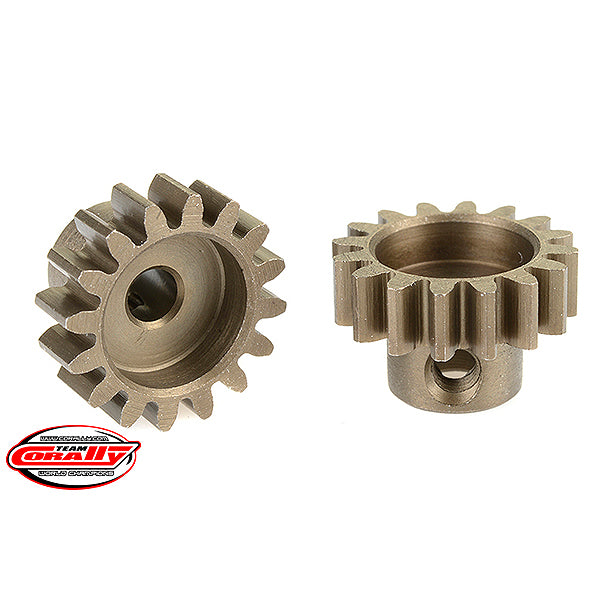 CORALLY - 32 DP PINION SHORT HAR
DENED STEEL 16 TEETH SHAFT DIA - C-71516