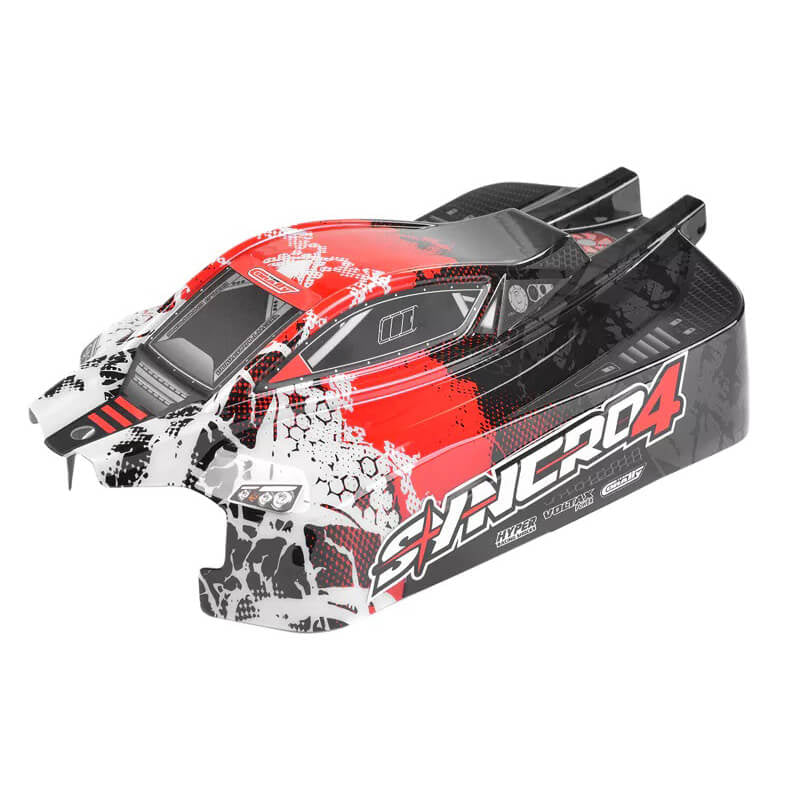 CORALLY - TEAM POLYCARBONATE
PAINTED BODY SYNCRO 4 RED - C-00180-1055-R