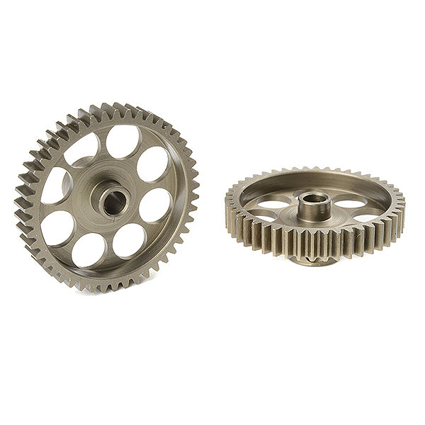 CORALLY - 48 DP PINION SHORT HAR
DENED STEEL 46 TEETH SHAFT DIA - C-71446