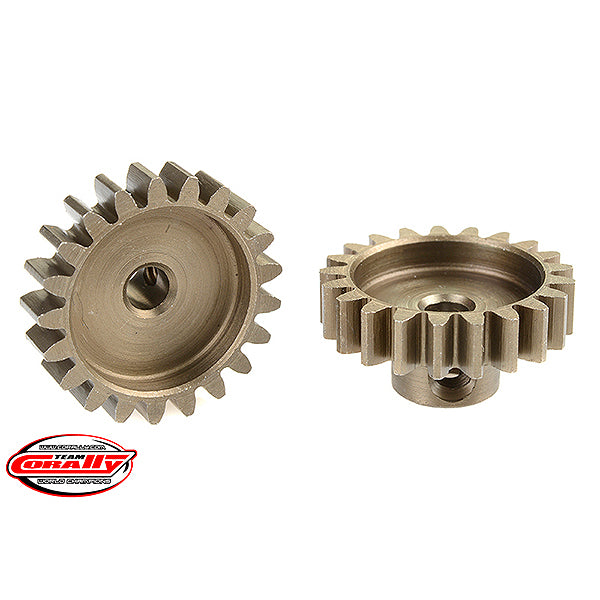 CORALLY - 32 DP PINION SHORT HAR
DENED STEEL 21 TEETH SHAFT DIA - C-71521