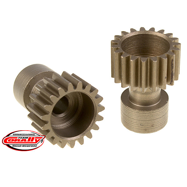 CORALLY - 48 DP PINION LONG BO
SS HARDENED STEEL 19 TEETH - C-71119