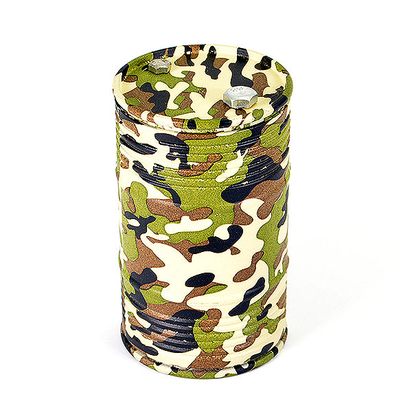 FASTRAX R/C PRODUCTS - FASTRAX ALUMINIUM ANODISED OIL
DRUM W/REMOVABLE LID - CAMO - FAST2327AC