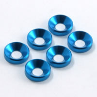FASTRAX R/C PRODUCTS - M4 SHIM WASHER (6) BLUE - FAST145