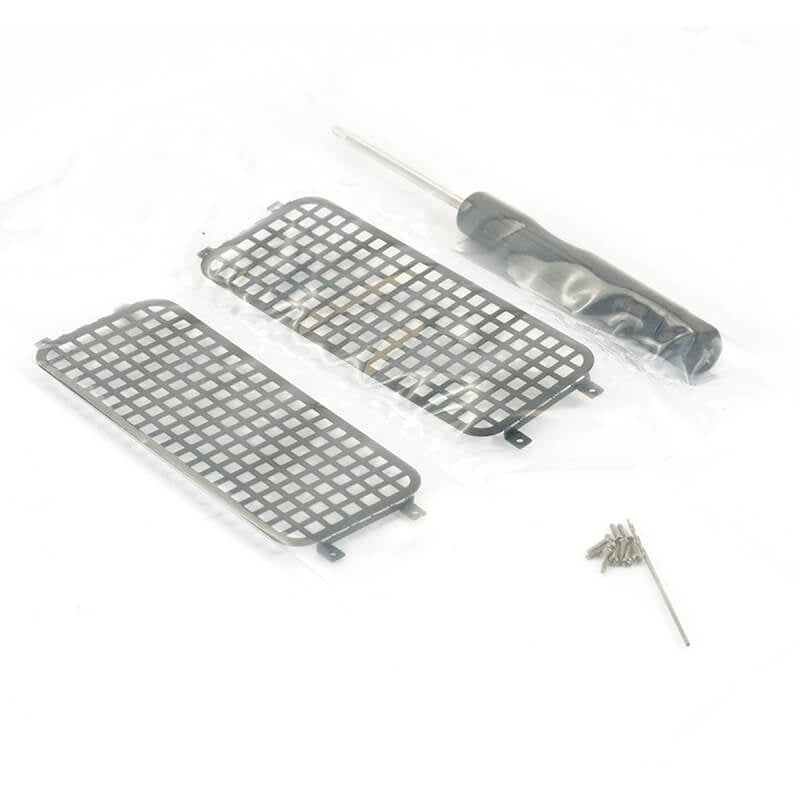 FASTRAX R/C PRODUCTS - FASTRAX TRX-4M STAINLESS REAR
SIDE WINDOW GUARD NET (2) - FTTX479