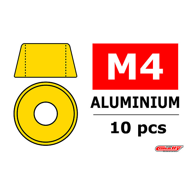 CORALLY - TEAM ALUMINIUM WASHER
FOR M4 SOCKET HEAD SCREWS O - C-3214-40-0