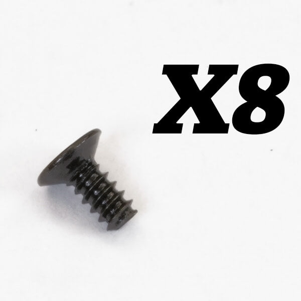 FTX - OUTBACK MINI 3.0 FLAT HEAD
SELF TAPPING SCREW 1.7X4 (8PC - FTX8926