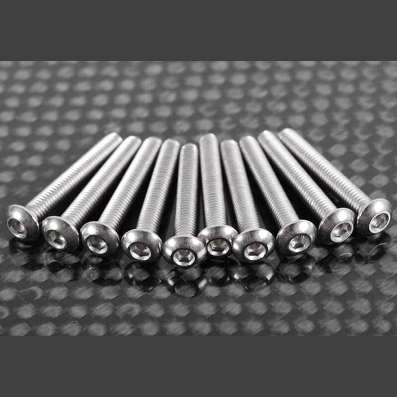 RC4WD - BUTTON HEAD CAP SCREWS
M3 X 20MM (10) - Z-S0978