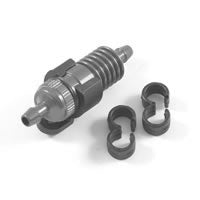 FASTRAX R/C PRODUCTS - FASTRAX GREY FUEL FILTER
w/MOUNT & FUEL TUBE CLIPS - FAST932G