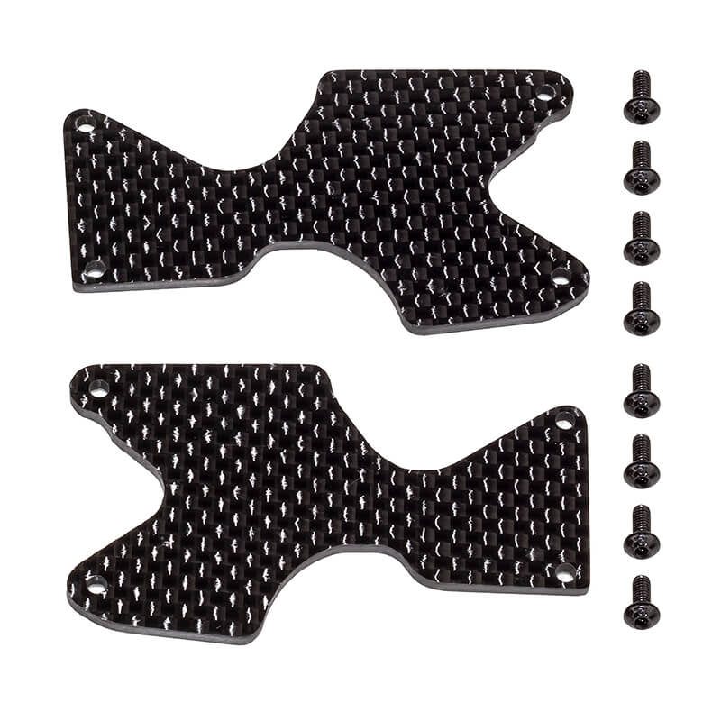 ASSOCIATED ELECTRICS - TEAM ASSOCIATED RC8B4.1 FT
REAR SUSPENSION ARM INSERTS CF - AS81668