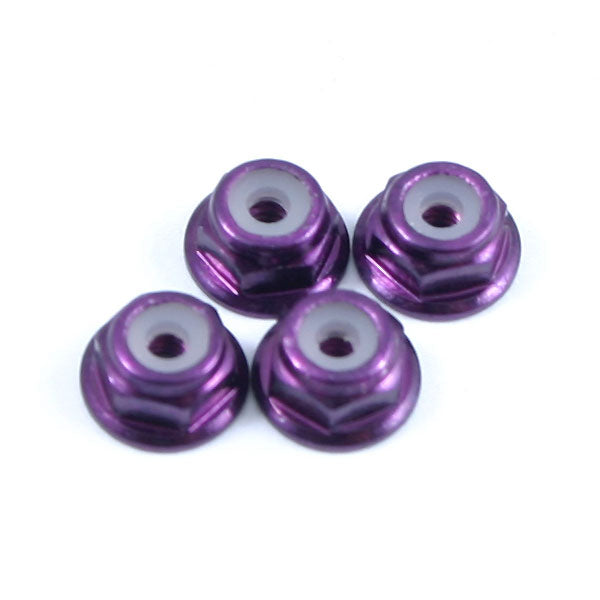 FASTRAX R/C PRODUCTS - M2 PURPLE FLANGED LOCKNUTS
4PCS - FTM2PUF