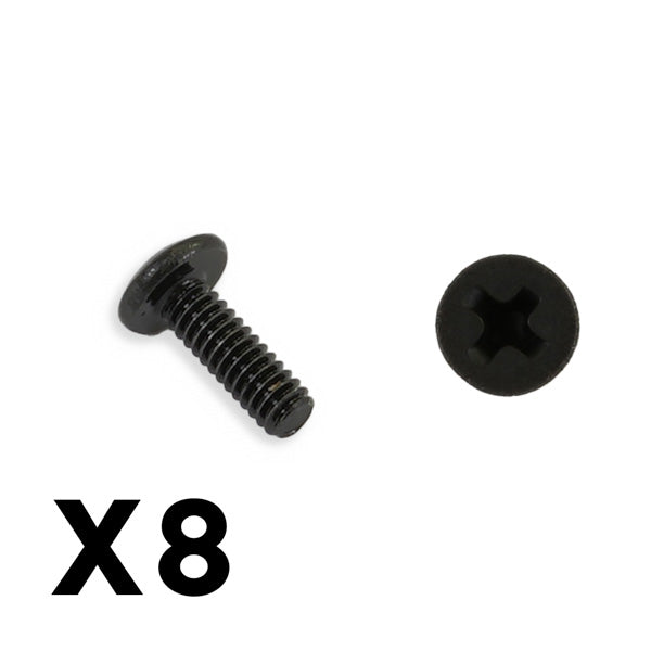 FTX - OUTBACK MINI 3.0 BUTTON HE
AD METRIC HEX SCREW 2X5 (8PC) - FTX8925