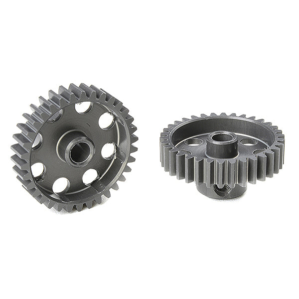 CORALLY - 48 DP PINION SHORT HAR
D ANODISED AL7075 34 TEETH SHA - C-70434