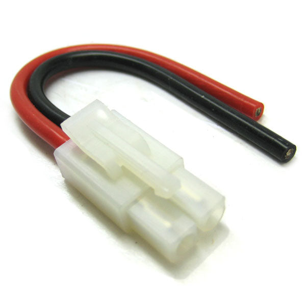 ETRONIX - MALE TAMIYA CONNECTOR WITH
10CM 14AWG SILICONE WIRE - ET0628
