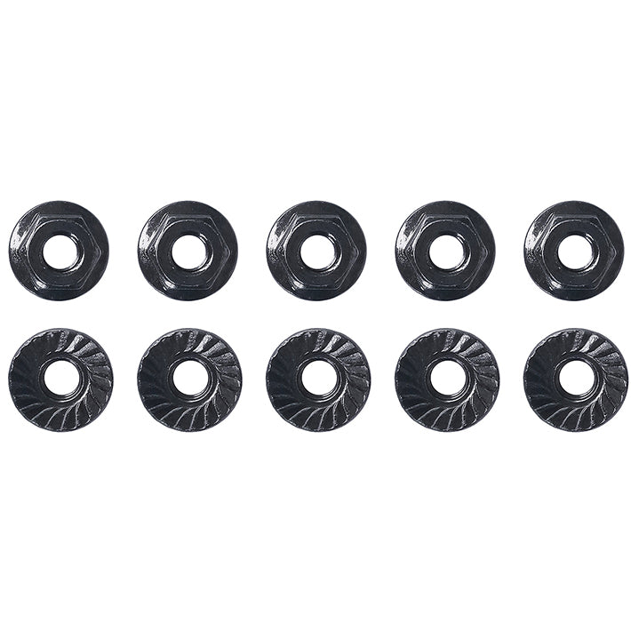 ASSOCIATED ELECTRICS - TEAM ASSOCIATED M4 LOW PROFILE
SERRATED STEEL WHEEL NUTS (10) - AS91150