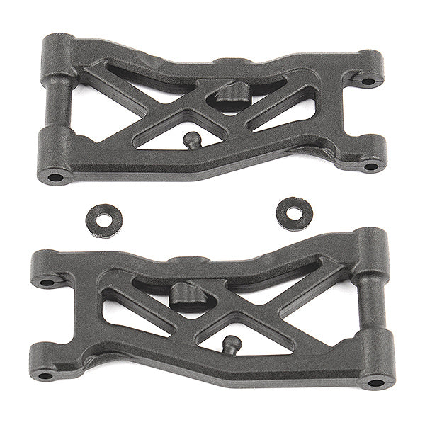 ASSOCIATED ELECTRICS - ASSOCIATED B74/B74.1 FT FRONT
SUSPENSION ARMS CARBON FIBRE - AS92297