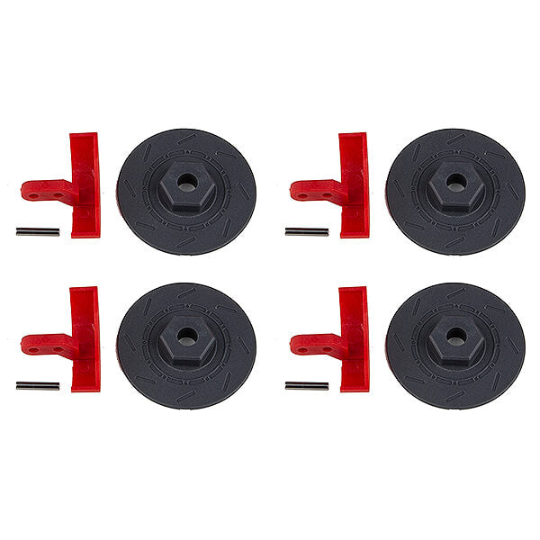 ASSOCIATED ELECTRICS - TEAM ASSOCIATED APEX 2 WHEEL
HEXES AND CALIPERS - AS31853