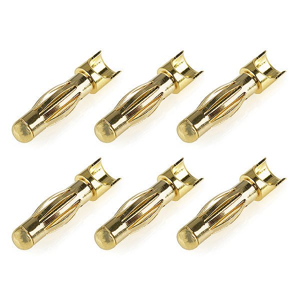 CORALLY - BULLIT CONNECTOR 4.0MM
MALE SPRING TYPE GOLD PLATED - C-50172