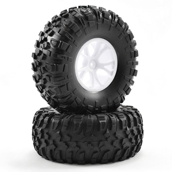 FTX - OUTLAW PRE-MOUNTED WHEELS
& TYRES - WHITE - FTX8335W