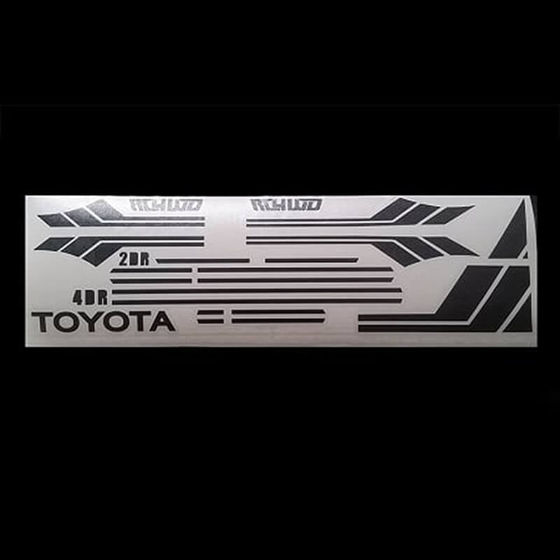 RC4WD - CLEAN STRIPES FOR MOJAVE
II 2/4 DOOR DECAL SHEET (BLAC - Z-B0143