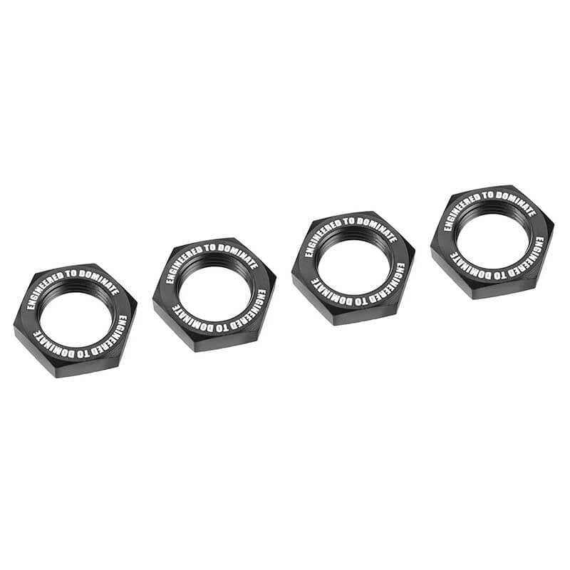 CORALLY - WHEEL NUT SERRATED
ALUMINUM BLACK 4 PCS - C-00180-1117