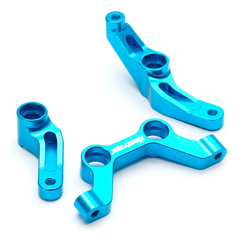 FASTRAX R/C PRODUCTS - FASTRAX ASSOC RB10/DR10 ALUM
COMPLETE STEERING RACK & CRANK - FTAS27B