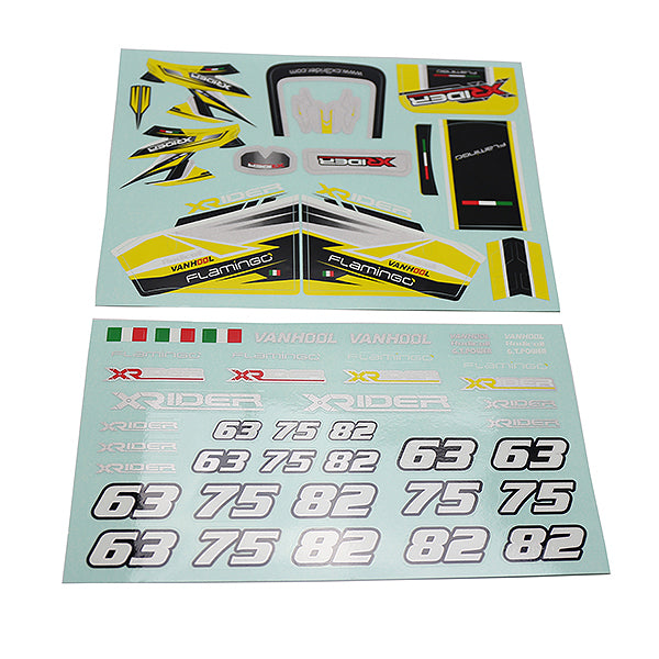 X-RIDER - FLAMINGO STICKER
YELLOW - XR-FG8044YL