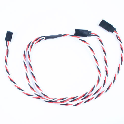 ETRONIX - 60CM 22AWG FUTABA TWISTED Y
EXTENSION WIRE - ET0755