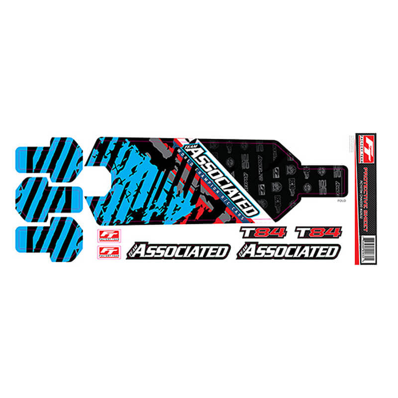 ASSOCIATED ELECTRICS - ASSOCIATED RC10T84 FT CHASSIS
PROTECTOR SHEET PRINTED - AS92632