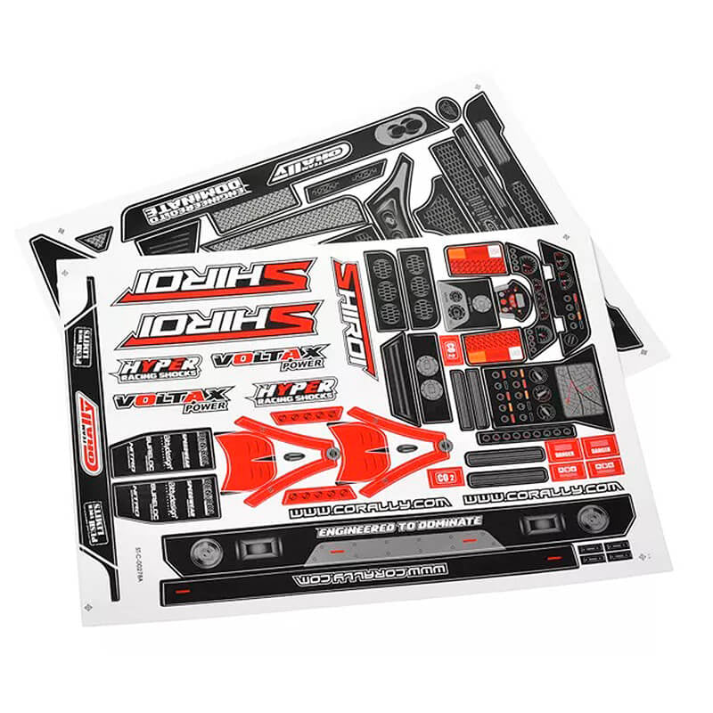 CORALLY - TEAM BODY DECAL SHEET
SHIROI 1PC - C-00180-1252-4